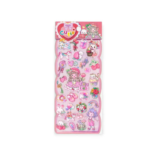 Picture of TANEX KIDS DECORATIVE CUTE GIRL FANTASY STICKERS